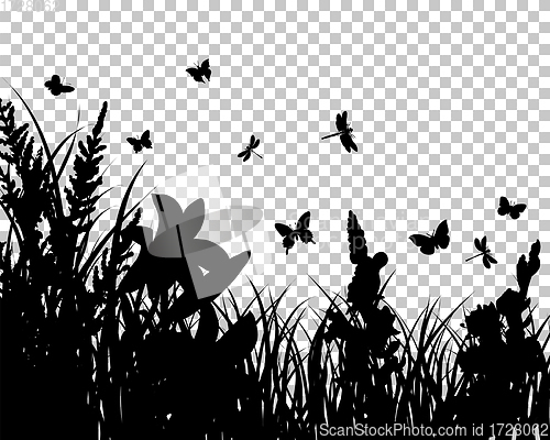 Image of Meadow silhouette