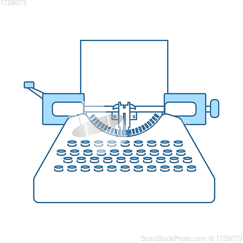 Image of Typewriter Icon
