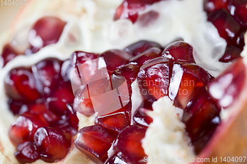 Image of Red pomegranate seeds