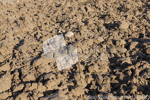 Image of the soil in the field