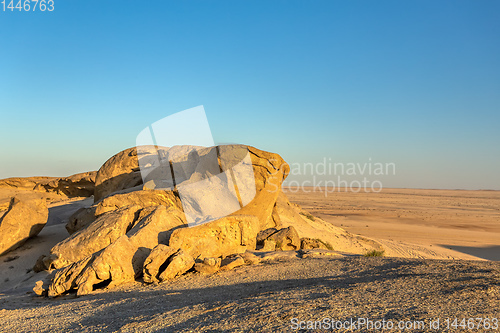 Image of Rock formation Vogelfederberg in Namibia desert