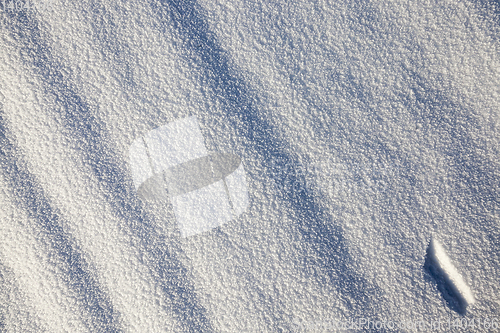 Image of Snow drifts in winter