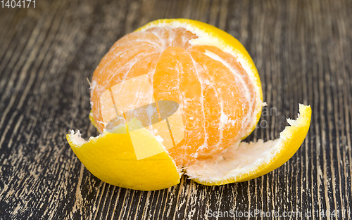 Image of peeled tangerines