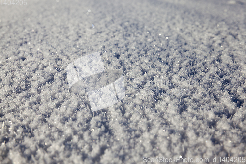 Image of Snow drifts in winter