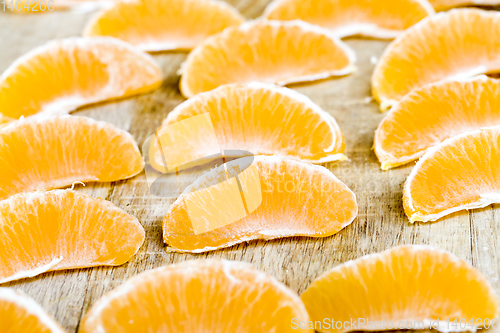 Image of tasty sweet juicy tangerines