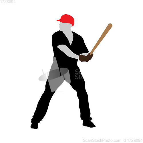 Image of baseball silhouette