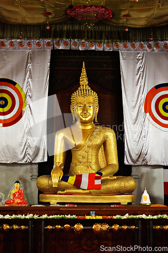 Image of Buddha statue in temple