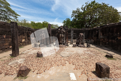 Image of Ancient ruins. Polonnaruwa, Sri Lanka