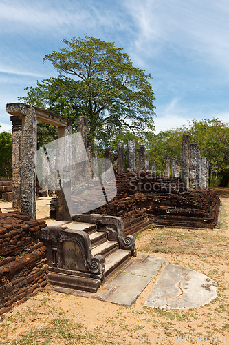 Image of Ruins. Ancient city of Polonnaruwa. Sri Lanka