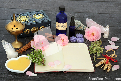 Image of Love Potion Recipe with Ingredients for Fertility Problems