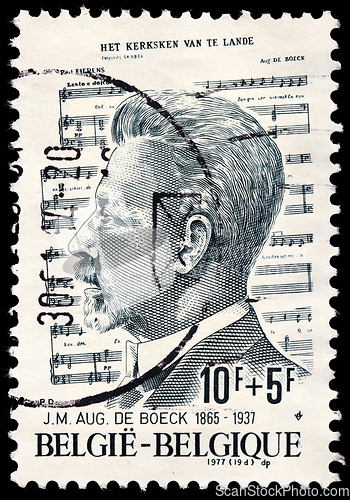 Image of August De Boeck stamp