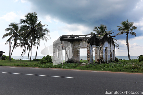 Image of House ruined by tsunami