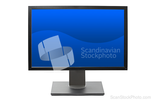 Image of Computer monitor isolated