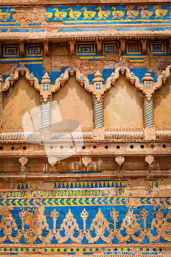 Image of Wall ornaments. Gwalior Fort