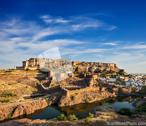 Image of Mehrangarh Fort, Jodhpur, Rajasthan, India