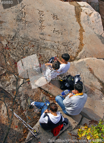 Image of Family hiking