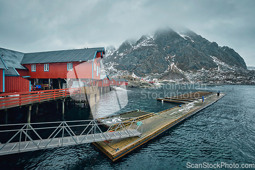 Image of A village on Lofoten Islands, Norway