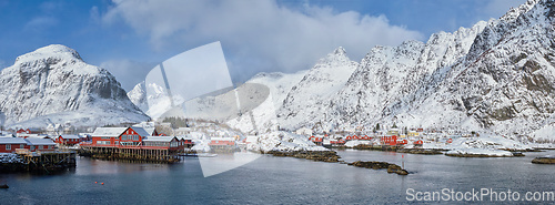 Image of "A" village on Lofoten Islands, Norway