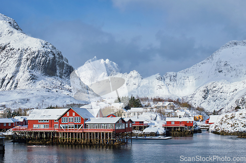 Image of "A" village on Lofoten Islands, Norway