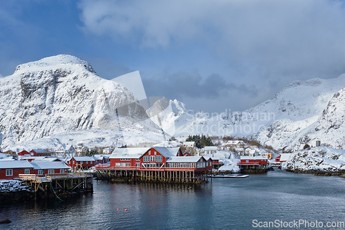 Image of "A" village on Lofoten Islands, Norway
