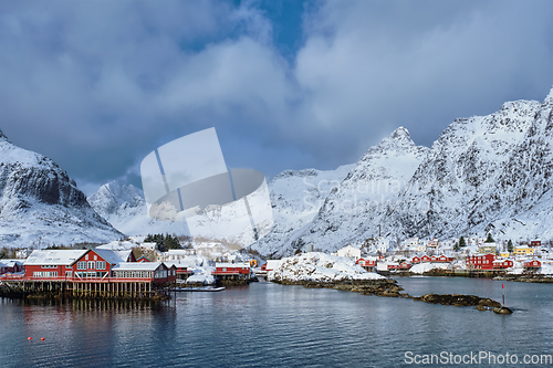 Image of "A" village on Lofoten Islands, Norway