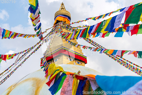 Image of Boudhanath Stupa in Kathmandu, Nepal