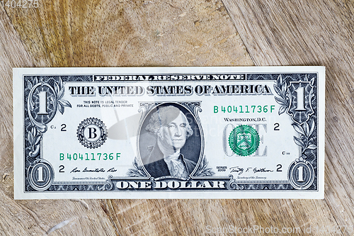 Image of one american dollar