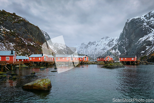 Image of Nusfjord fishing village in Norway