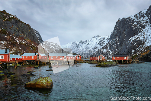 Image of Nusfjord fishing village in Norway