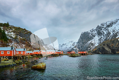 Image of Nusfjord fishing village in Norway