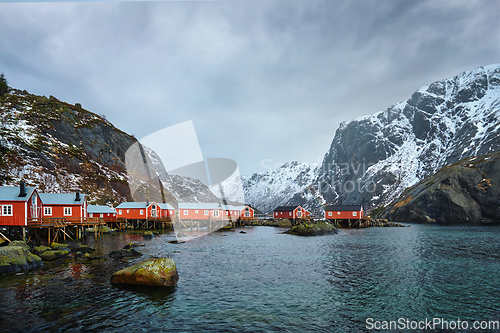 Image of Nusfjord fishing village in Norway
