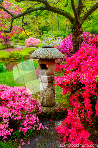 Image of Japanese garden, Park Clingendael, The Hague, Netherlands