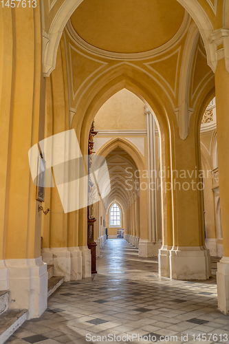 Image of Cathedral interior Kutna Hora. Czech Republic