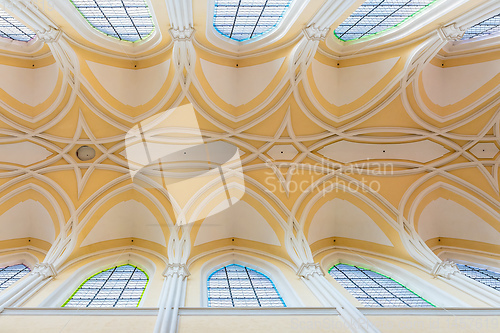 Image of Decorative ceiling in the Cathedral Kutna Hora