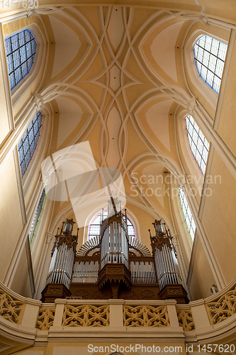 Image of Cathedral interior Kutna Hora. Czech Republic