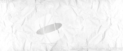 Image of Crumpled paper texture. Banner background