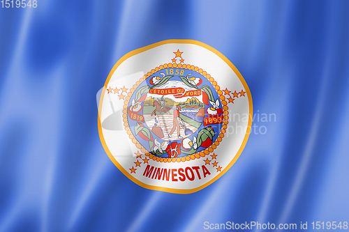 Image of Minnesota flag, USA