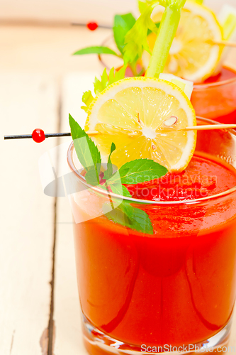 Image of fresh tomato juice