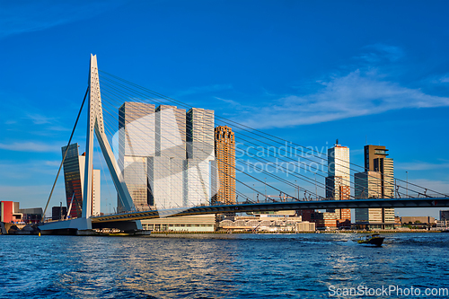 Image of Rotterdam cityscape , Netherlands