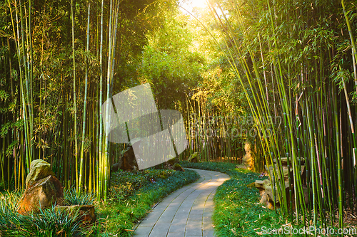 Image of Wangjiang Pavilion in Wangjianglou park. Chengdu, Sichuan, China