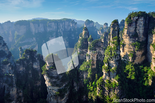 Image of Zhangjiajie mountains, China