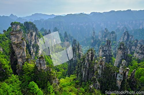 Image of Zhangjiajie mountains, China