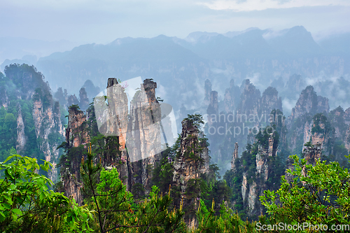 Image of Zhangjiajie mountains, China