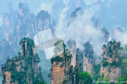 Image of Zhangjiajie mountains, China