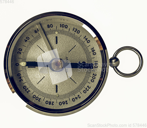 Image of Vintage looking Compass
