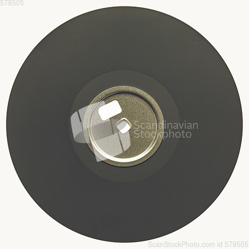 Image of Vintage looking Magnetic disc