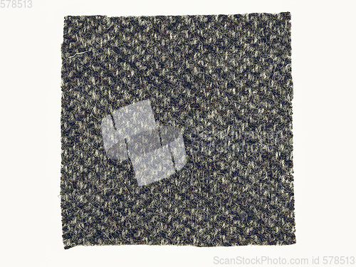 Image of Vintage looking Black fabric sample