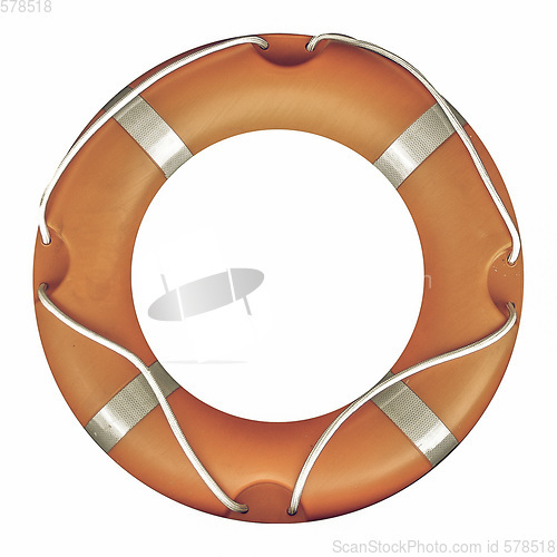 Image of Vintage looking Life buoy