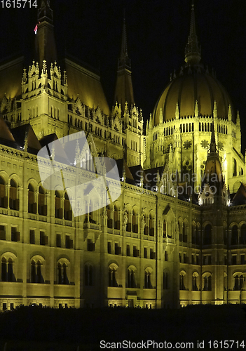 Image of night scenery in Budapest