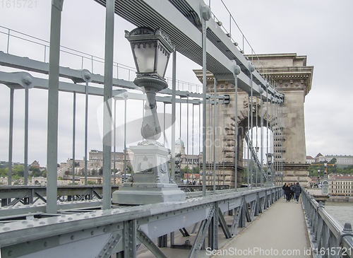 Image of Chain Bridge in Budapest